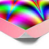 Poster Émission de couleurs vibrantes (Coin)