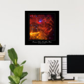 Poster Émission Nebula NGC 2467 en Constellation Puppis (Bureau à domicile)