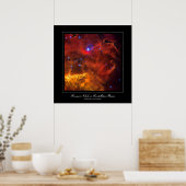 Poster Émission Nebula NGC 2467 en Constellation Puppis (Cuisine)