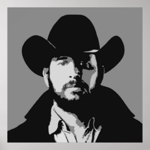 Poster Émission TV Rip Wheeler Cole Hauser Yellowstone