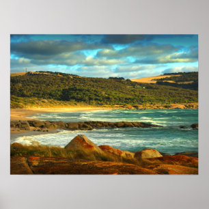 Poster Emita Beach Flinders Island, Tasmanie