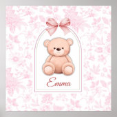 Poster Emma | Conception personnalisée d'ours en peluche (Devant)
