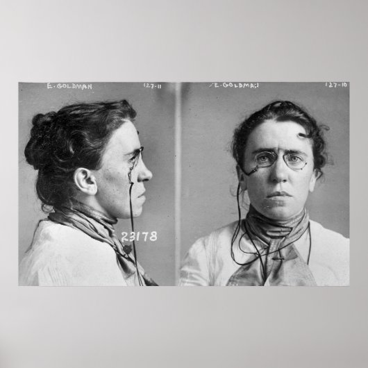Poster Emma Goldman - anarchiste, 1911 (Devant)