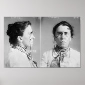 Poster Emma Goldman Mugshot (Devant)