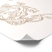 Poster Emmanuel Dieu avec nous Noël chrétien neutre (Coin)