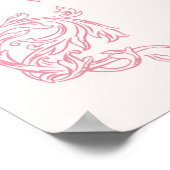 Poster Emmanuel God With Us Pink Christian Christmas (Coin)