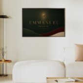 Poster EMMANUEL | Matthieu 1:23 Chrétien
