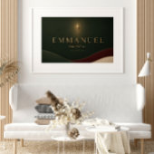 Poster EMMANUEL | Matthieu 1:23 Chrétien