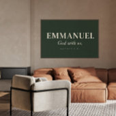 Poster EMMANUEL | Matthieu 1:23 | Noël