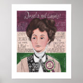 Poster Emmeline Pankhurst | votes pour les femmes | Poste (Devant)