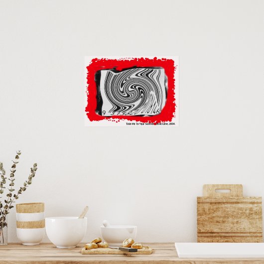 Poster Emmenez-Moi À Votre Scanner. (Cuisine)