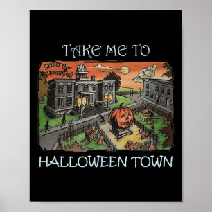 Poster Emmenez-Moi Au Costume Halloween Town Halloween