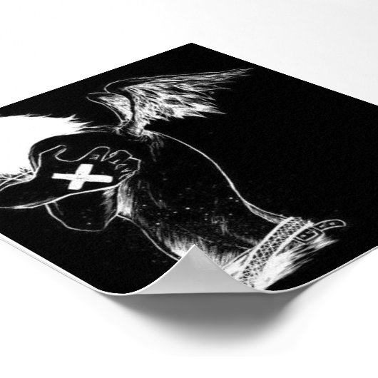 Poster emo ange (Coin)