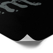 Poster EMO Et Goth Toujours - Emo Noir Distressed (Coin)