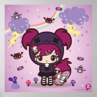 Emo Girl Haruka et Spitzen le Penguin
