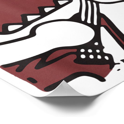 Poster Emo Scence Guitar Domo Y2k Japanese  (Coin)