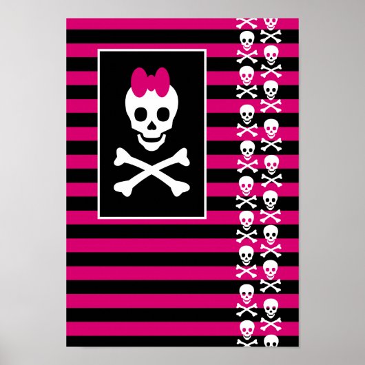 Poster Emo Skull Princess (Devant)