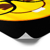 Poster Emoji Nerd Gles Yellow Smile Face  (Coin)