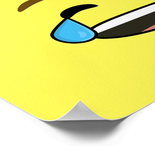 Poster Emoji riant (Coin)