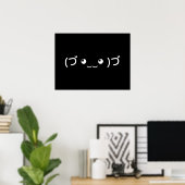 Poster Emoticon dans les bras (づ ◕ ‿ ‿ ◕) づ Japonais Kaom (Bureau à domicile)