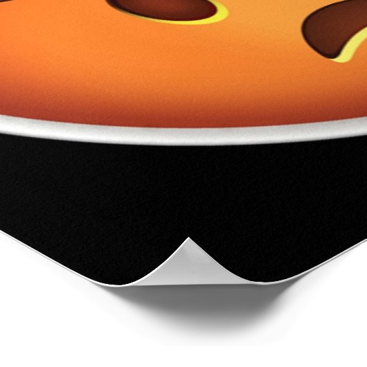 Poster émoticône en colère (Coin)