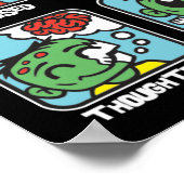 Poster Émoticônes de Zombie (Coin)