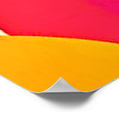 Poster Émotion de couleur géométrique (Coin)