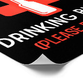 Poster Emotional Drinking Buddy Please Don't Pet Drunk Dr (Coin)