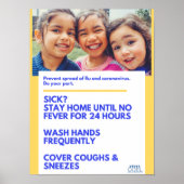 Poster Empêcher la propagation des virus 🦠 à la mère de (Devant)