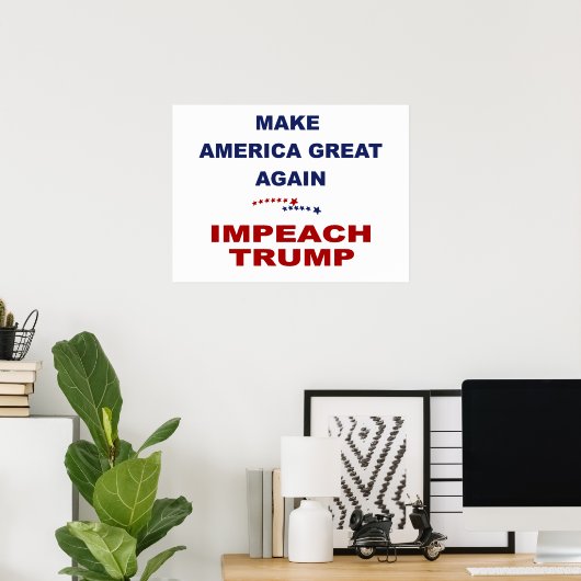 Poster Empêcher Trump (Bureau à domicile)