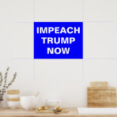 Poster Empêcher Trump maintenant (Cuisine)