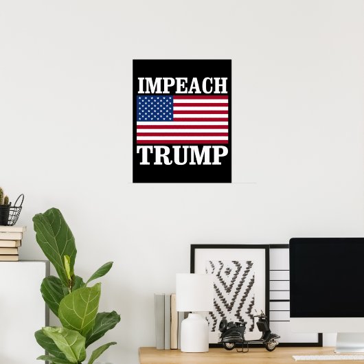 Poster Empêcher Trump - Sauvez l'Amérique - Conception an (Bureau à domicile)