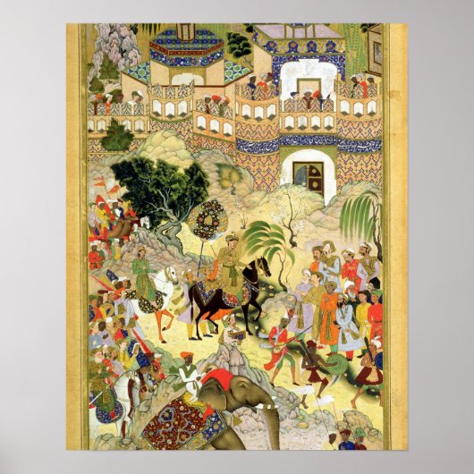 Poster Empereur Akbar's triumphant entry into Surat, frai (Devant)