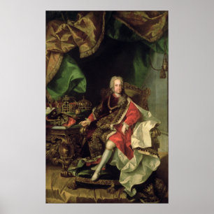 Poster Empereur Charles VI, c.1730,