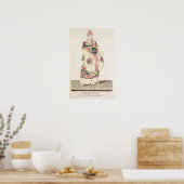 Poster Empereur chinois en costume de cérémonie (Cuisine)