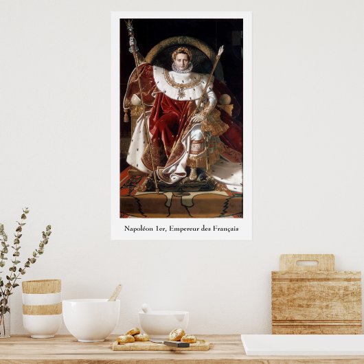 Poster Empereur Napoléon Bonaparte (Cuisine)