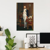 Poster Empereur Napoléon - Jacques-Louis David Art (Bureau à domicile)