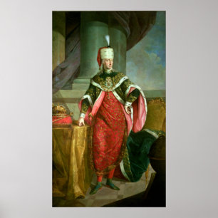 Poster Empereur romain saint de Francis I d'empereur