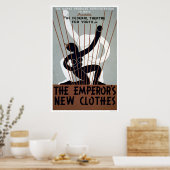 Poster Empereurs nouveaux vêtements 1937 WPA (Cuisine)
