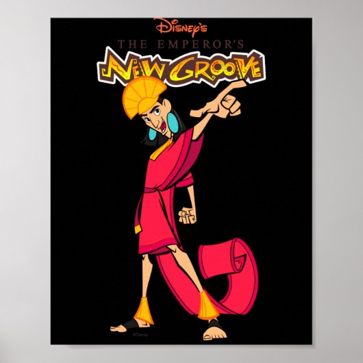Poster Emperors New Groove Kuzco  (Devant)