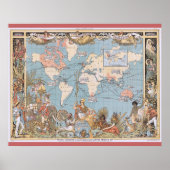 Poster Empire britannique en 1886 (Devant)