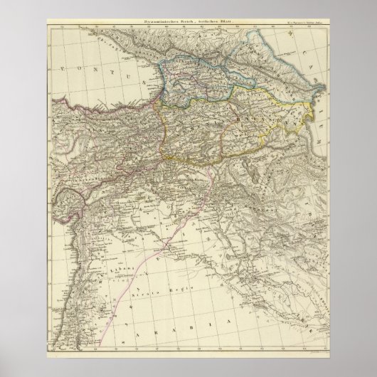 Poster Empire byzantin, à l'est (Devant)