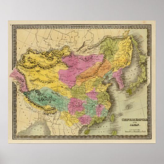 Poster Empire Chinois Et Japon (Devant)
