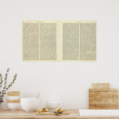 Poster Empire de Napoléon Bonaparte 1811 AD 3 (Cuisine)