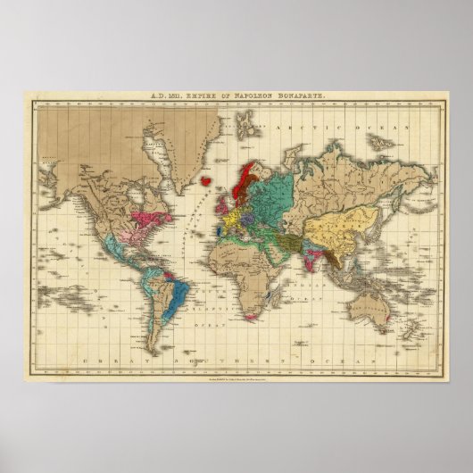 Poster Empire de Napoléon Bonaparte 1811 ap. (Devant)