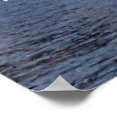 POSTER EMPIRE ÉDIFICE D'ÉTAT ÉCLAIRÉ EN BLEU (Coin)