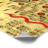 Poster Empire Ming, Chine Carte panoramiqueChine (Coin)