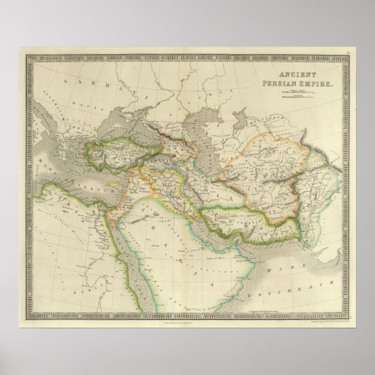 Poster Empire perse antique (Devant)