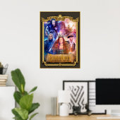 Poster Empire Queen : L'Âge D'Or De La Magie Gold Frame (Bureau à domicile)