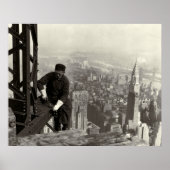 POSTER EMPIRE STATE BLDG IRON WORKER 1930 (Devant)